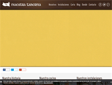 Tablet Screenshot of nuestrataberna.com